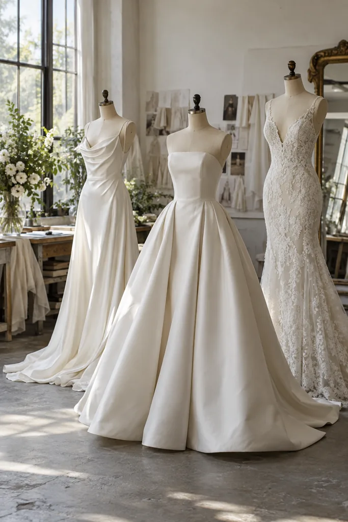 Choosing a Wedding Dress Silhouette for Your Venue